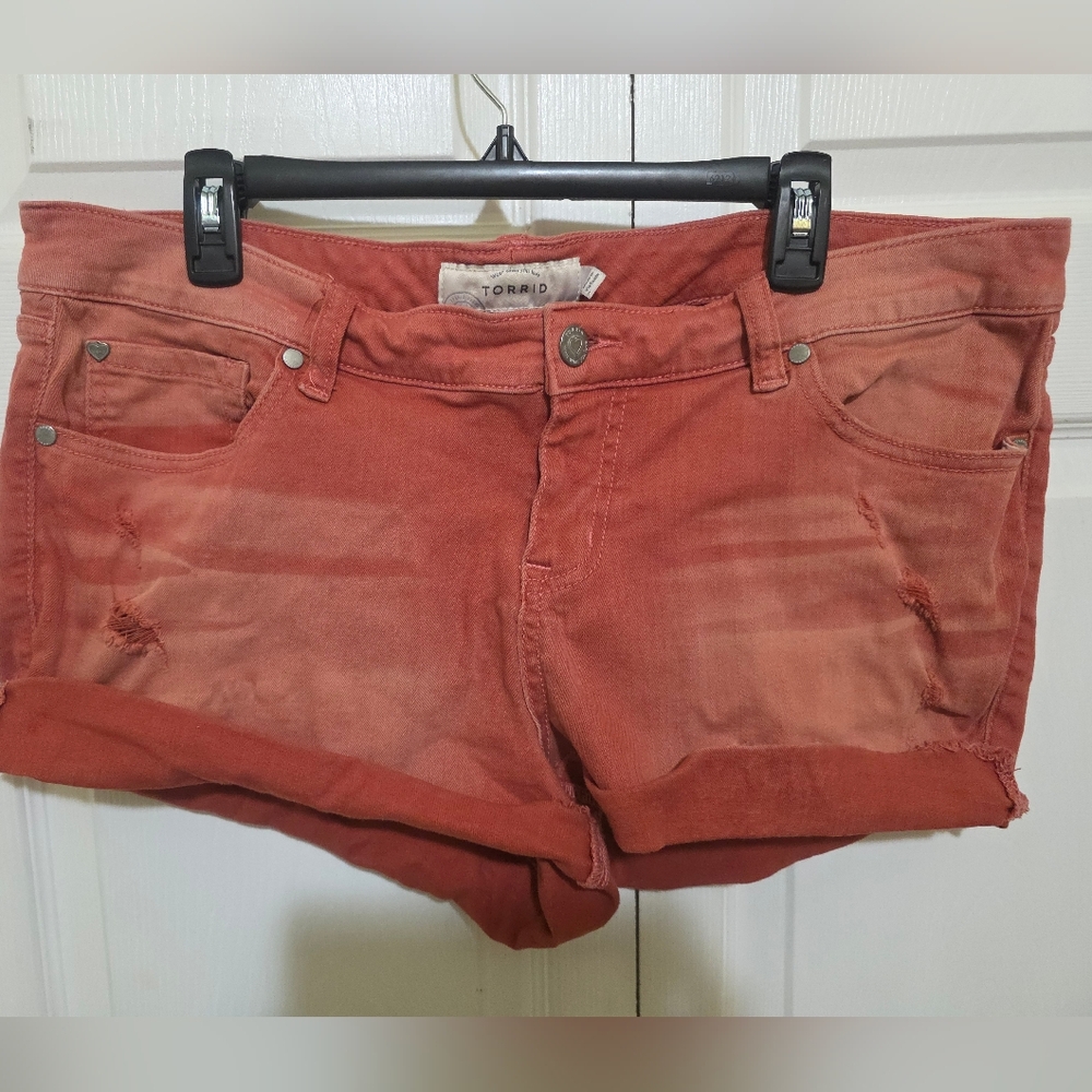 Torrid Women's Rust Jean Shorts
